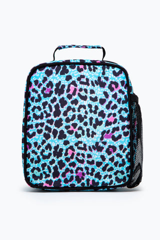 HYPE UNISEX BLUE ICE LEOPARD CREST LUNCHBOX