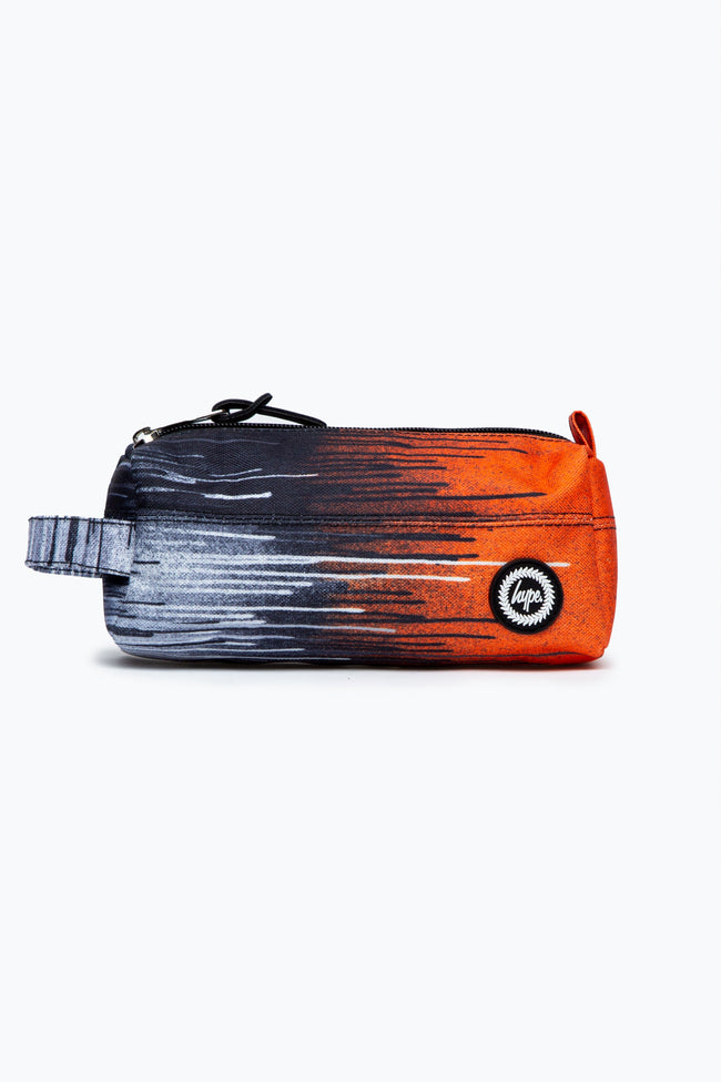 HYPE UNISEX ORANGE DRIPS CREST PENCIL CASE