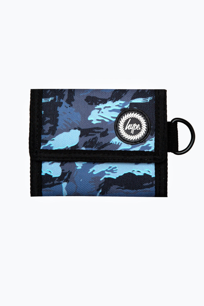 HYPE UNISEX GREY GLOOM CAMO CREST WALLET