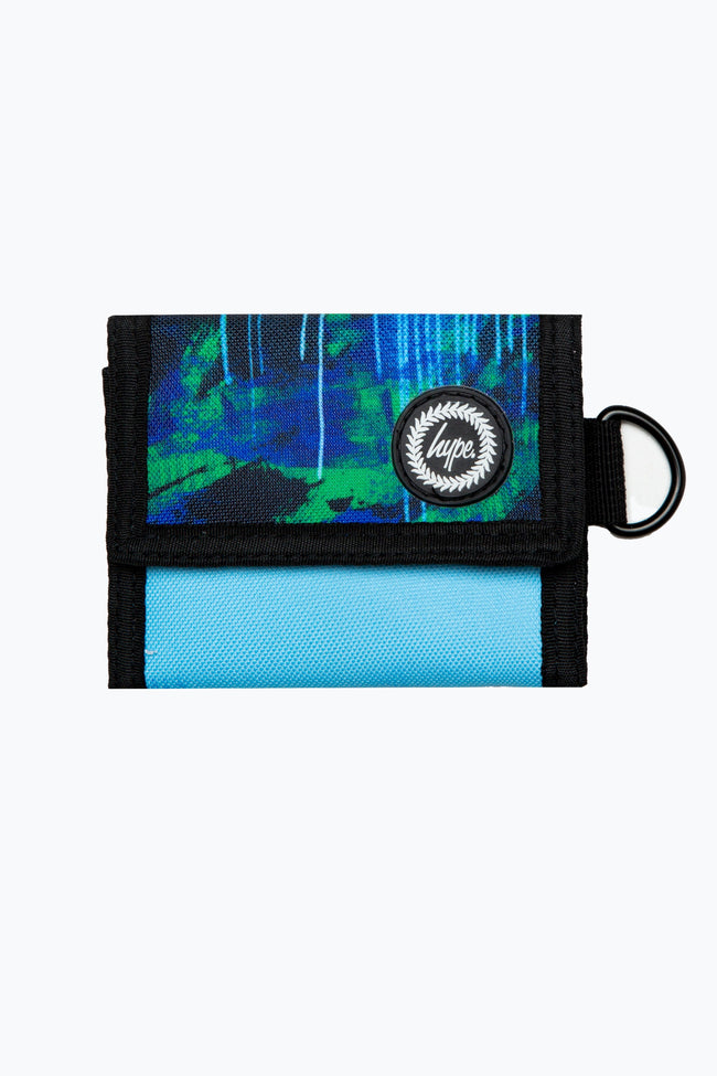 HYPE UNISEX BLUE REEF SPRAY CREST WALLET