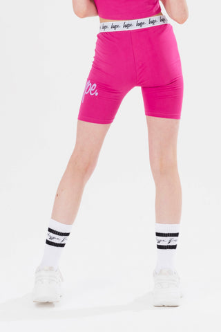 HYPE GIRLS BERRY SCRIPT CYCLING SHORTS