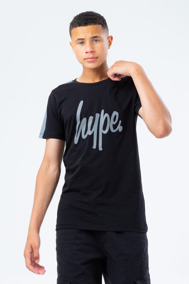 HYPE REFLECTIVE SIDE STRIPE KIDS T-SHIRT