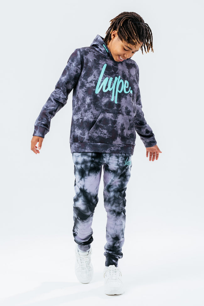 HYPE ACID WASH BOYS HOODIE