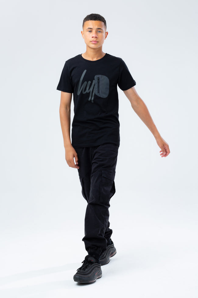 HYPE NANO REFLECTIVE POCKET BOYS T-SHIRT