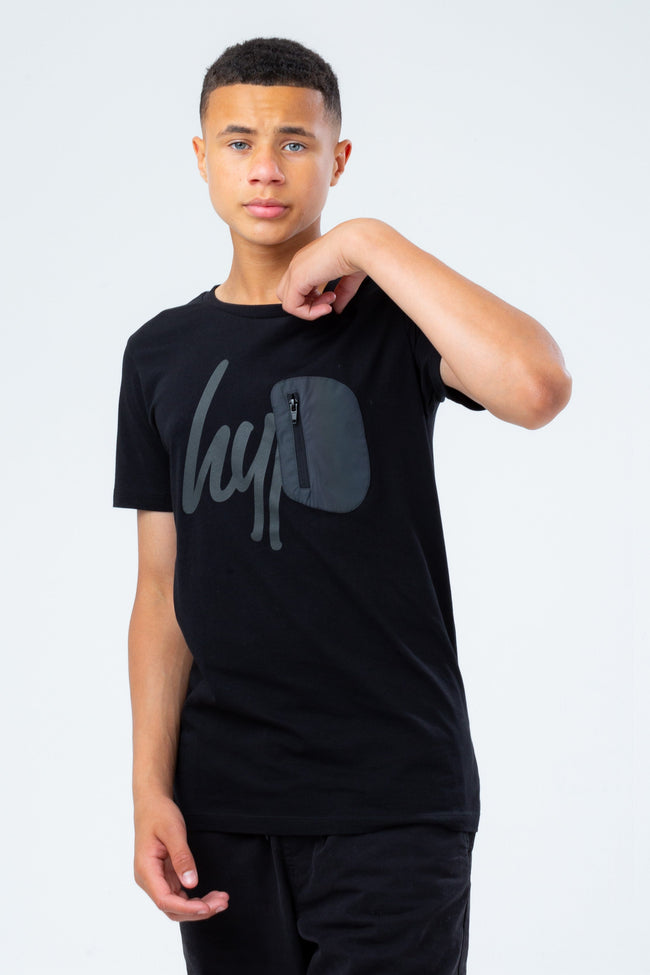 HYPE NANO REFLECTIVE POCKET BOYS T-SHIRT