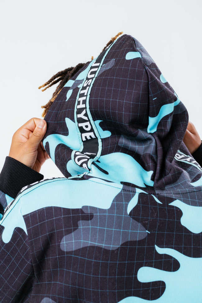 HYPE WAVE CAMO BOYS HOODIE