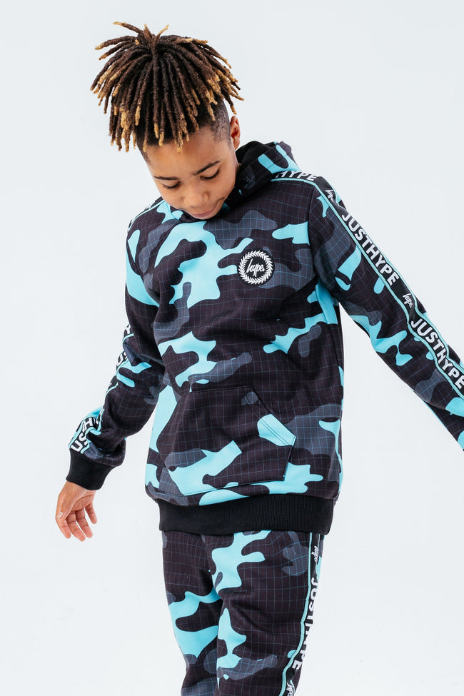 HYPE WAVE CAMO BOYS HOODIE