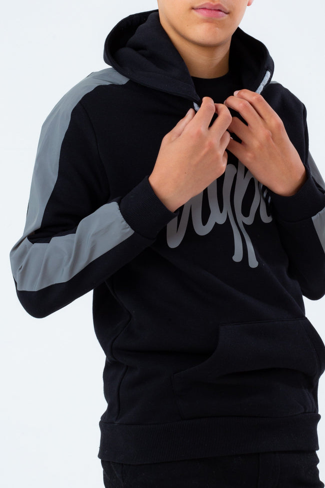 HYPE REFLECTIVE SIDE STRIPE BOYS HOODIE