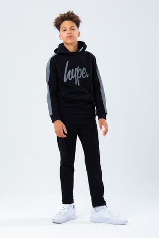 HYPE REFLECTIVE SIDE STRIPE BOYS HOODIE