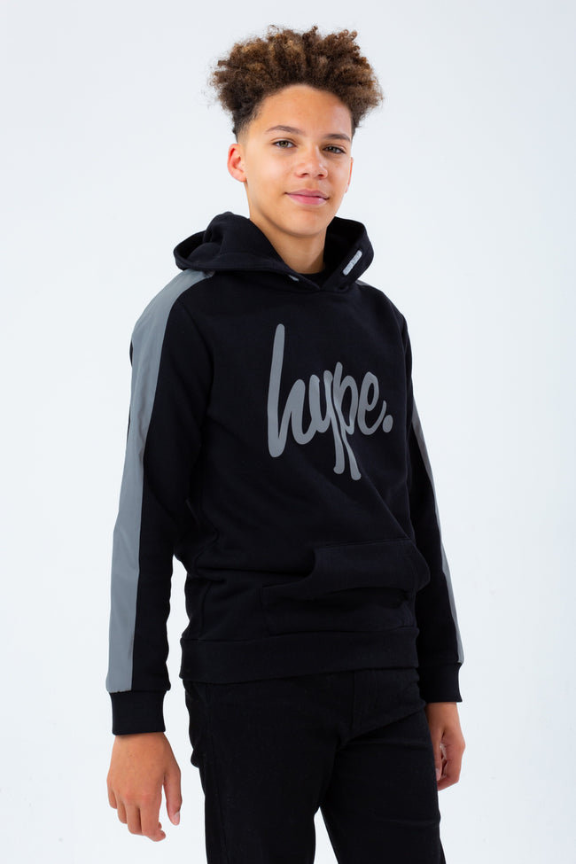 HYPE REFLECTIVE SIDE STRIPE BOYS HOODIE