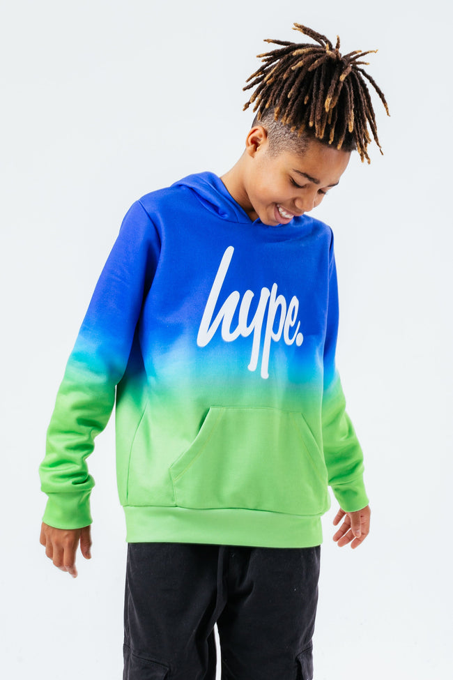 HYPE BLUE FADE BOYS HOODIE