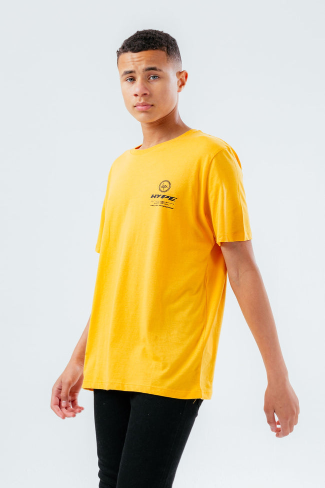 HYPE YELLOW RACER OVERSIZED KIDS T-SHIRT