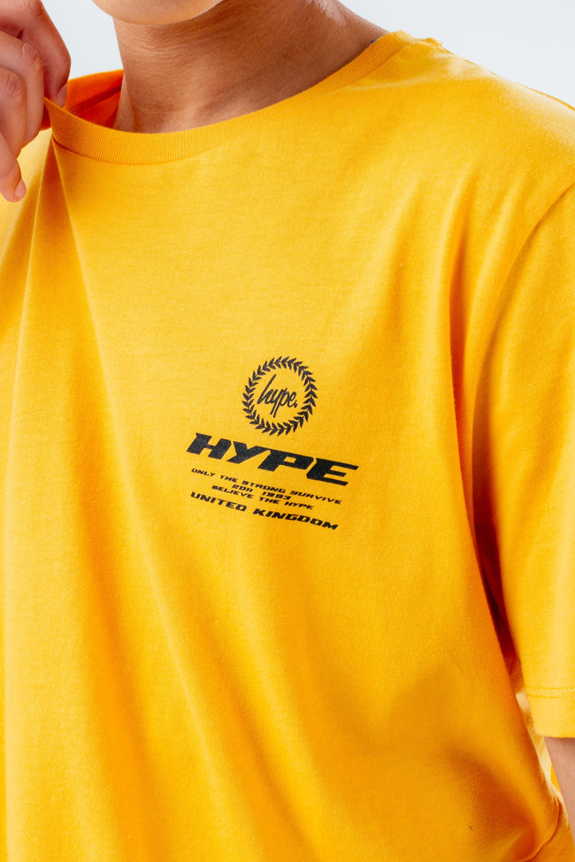 HYPE YELLOW RACER OVERSIZED KIDS T-SHIRT