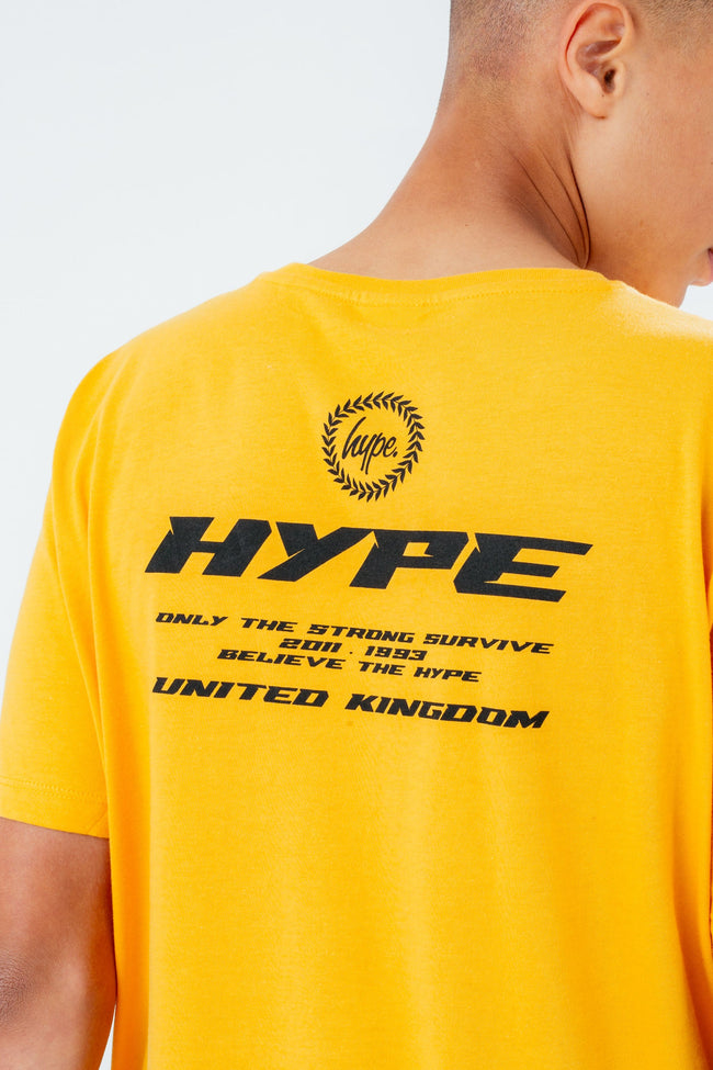 HYPE YELLOW RACER OVERSIZED KIDS T-SHIRT