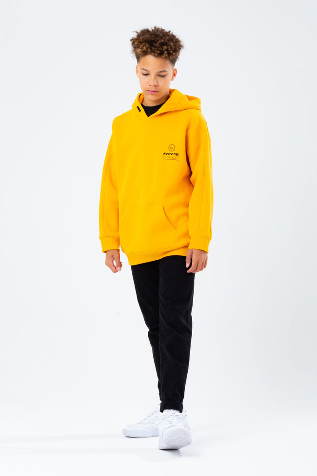 HYPE YELLOW RACER OVERSIZED BOYS HOODIE