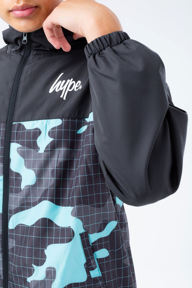 HYPE NEON CAMO KIDS RUNNER JACKET