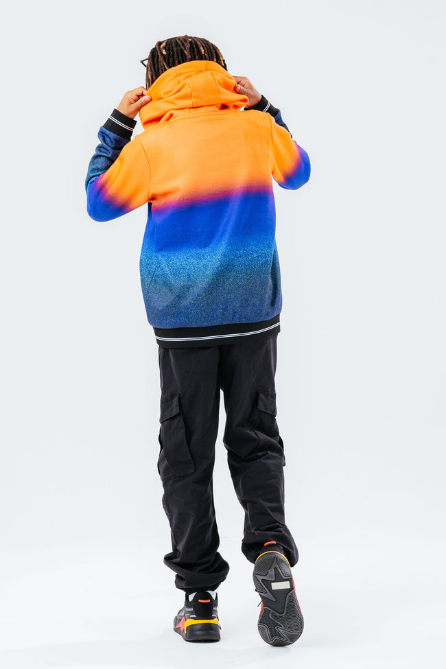 HYPE SUNRISE SPECKLE FADE KIDS HOODIE