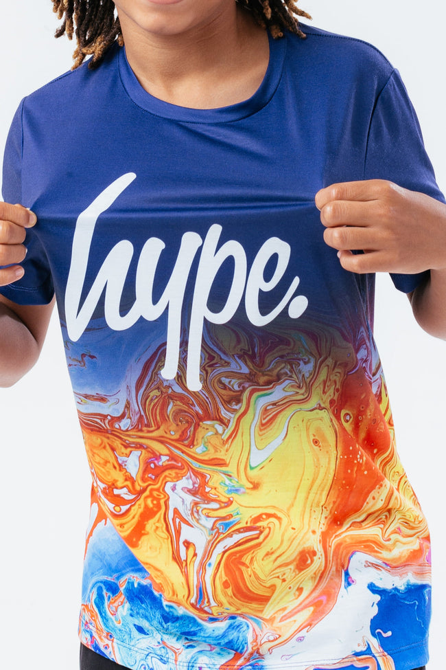 HYPE MARBLE FADE KIDS T-SHIRT