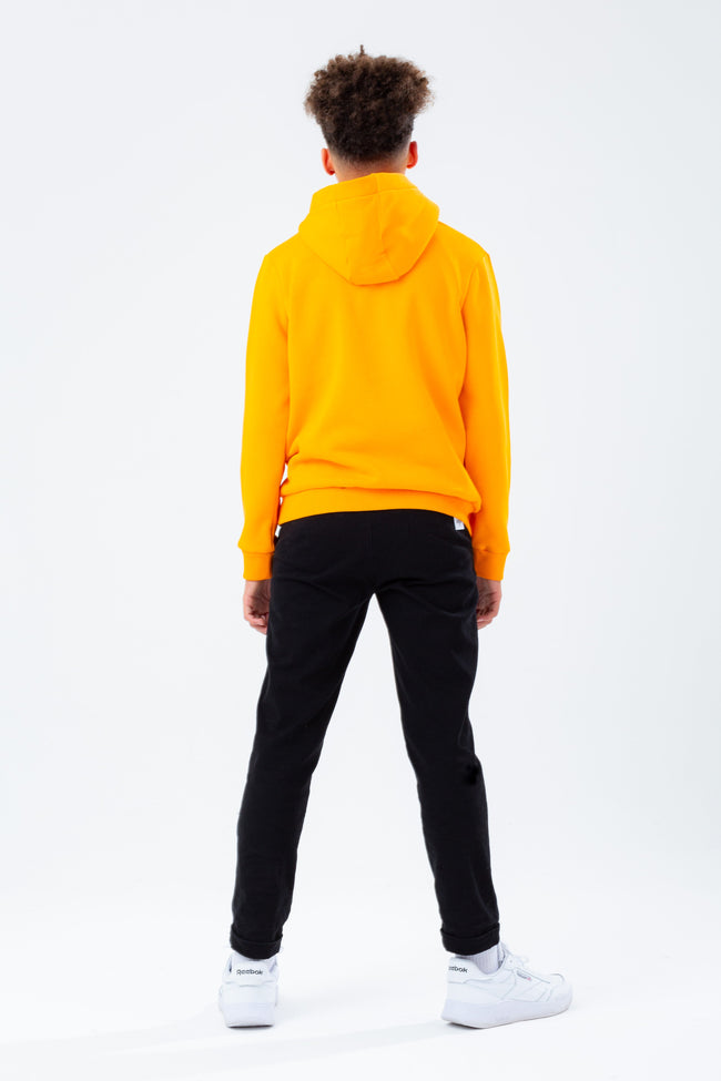 HYPE ORANGE & WHITE SCRIPT KIDS HOODIE