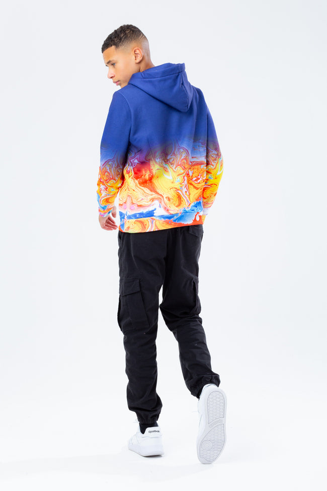 HYPE MARBLE FADE BOYS HOODIE