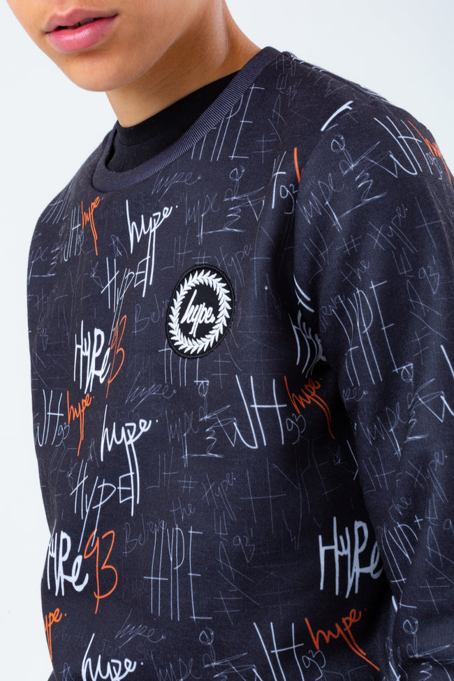 HYPE MATHS BOOK BOYS CREW NECK