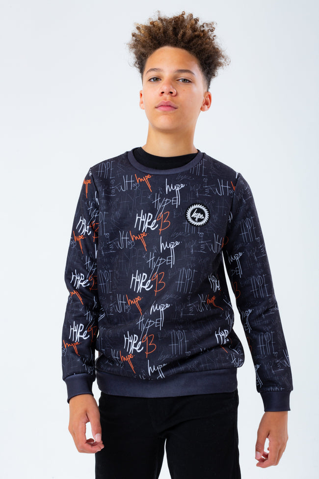 HYPE MATHS BOOK BOYS CREW NECK