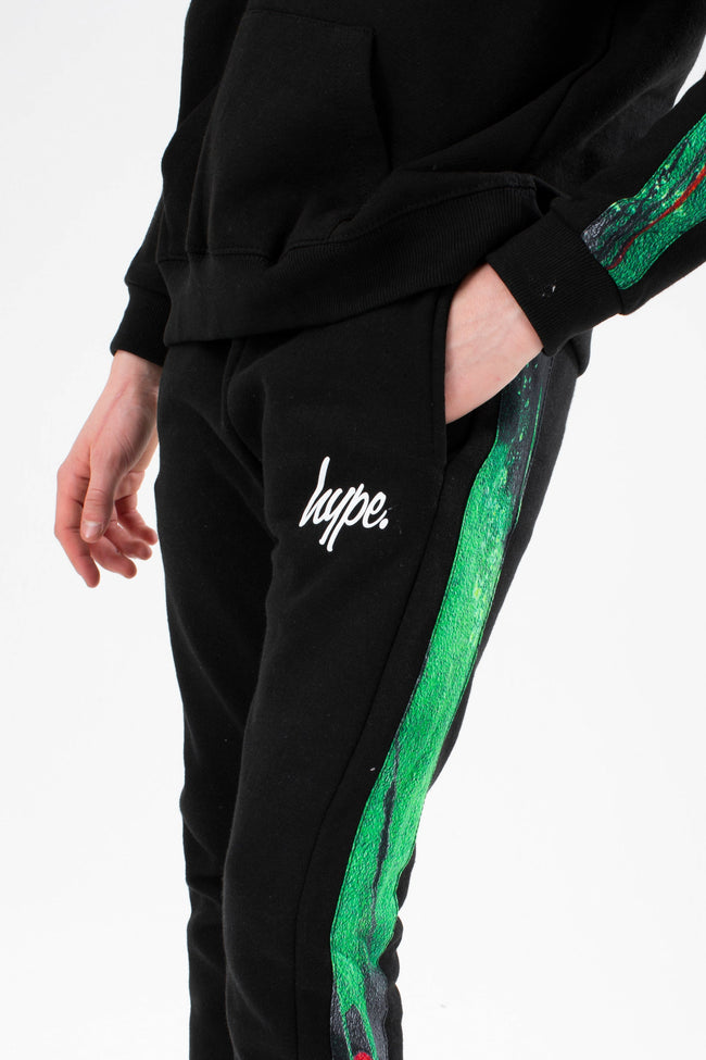 HYPE GREEN SPRAY KIDS TRACKSUIT