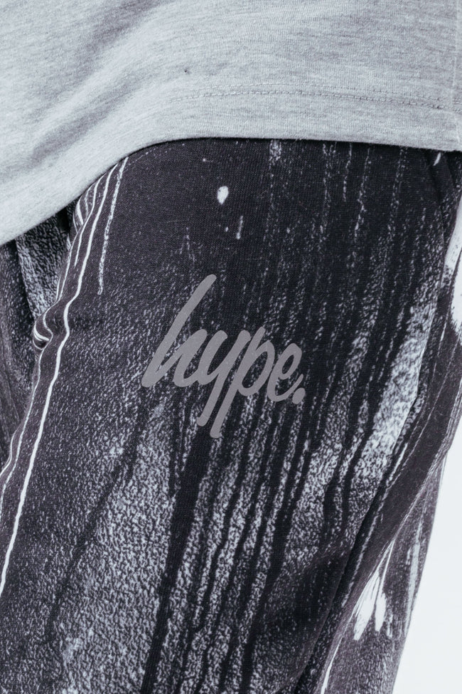 HYPE BLACK SPRAY BOYS JOGGERS