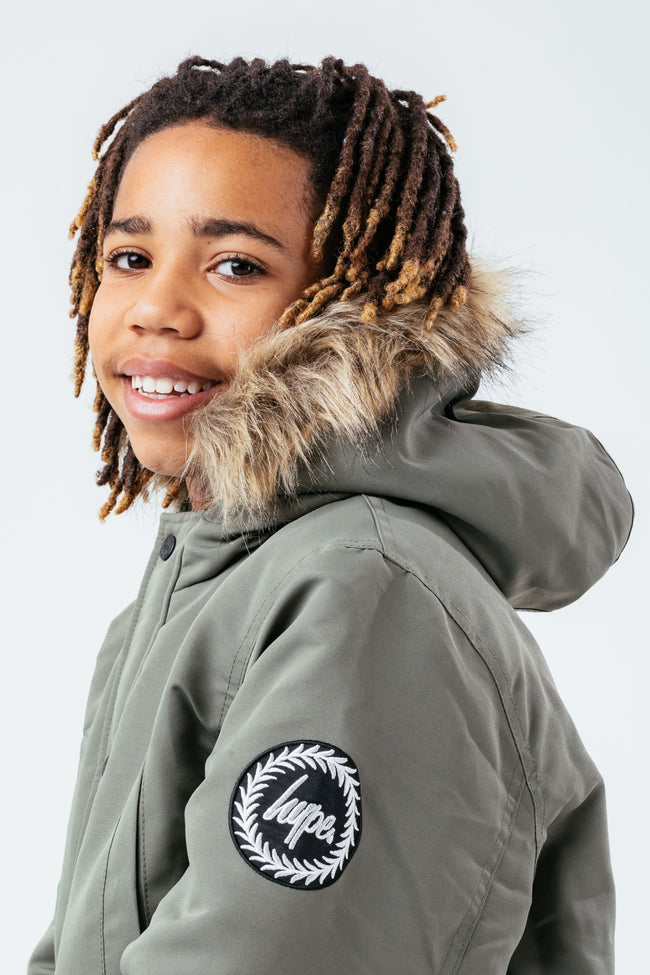 HYPE GREEN BOYS PARKA JACKET