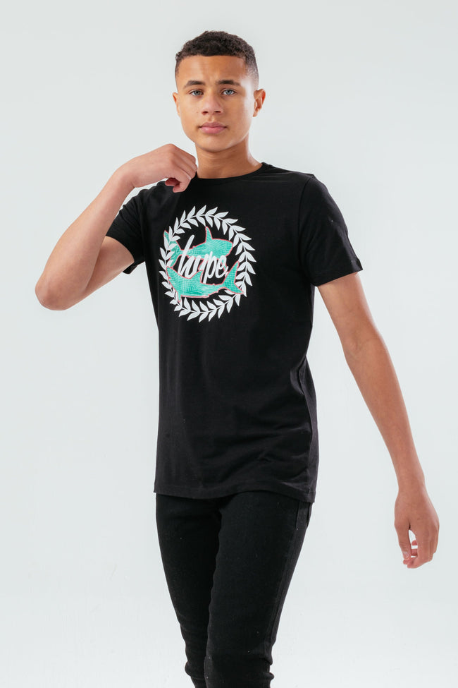 HYPE SHARK CREST BOYS T-SHIRT