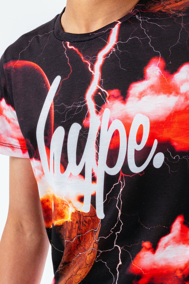 HYPE RED LIGHTNING KIDS T-SHIRT