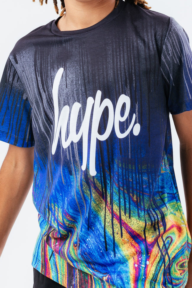 HYPE MARBLE DRIPS BOYS T-SHIRT