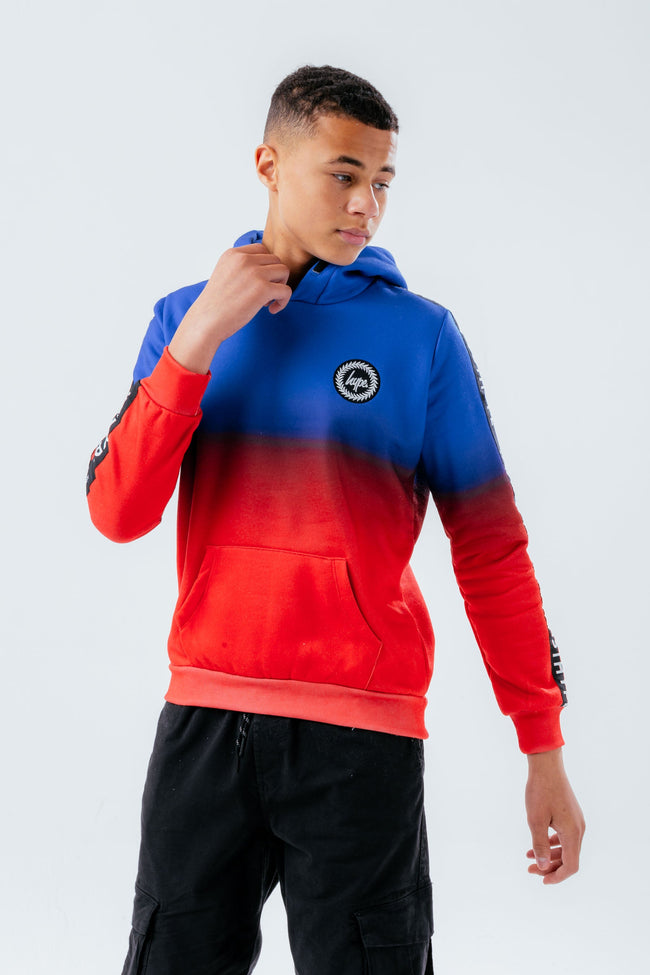 HYPE FOOTY FADE BOYS HOODIE