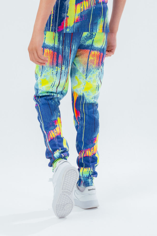 HYPE BLUE SPRAY BOYS JOGGERS