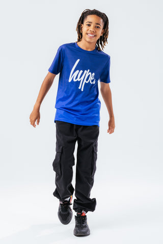 HYPE BLUE SPECKLE FADE BOYS T-SHIRT