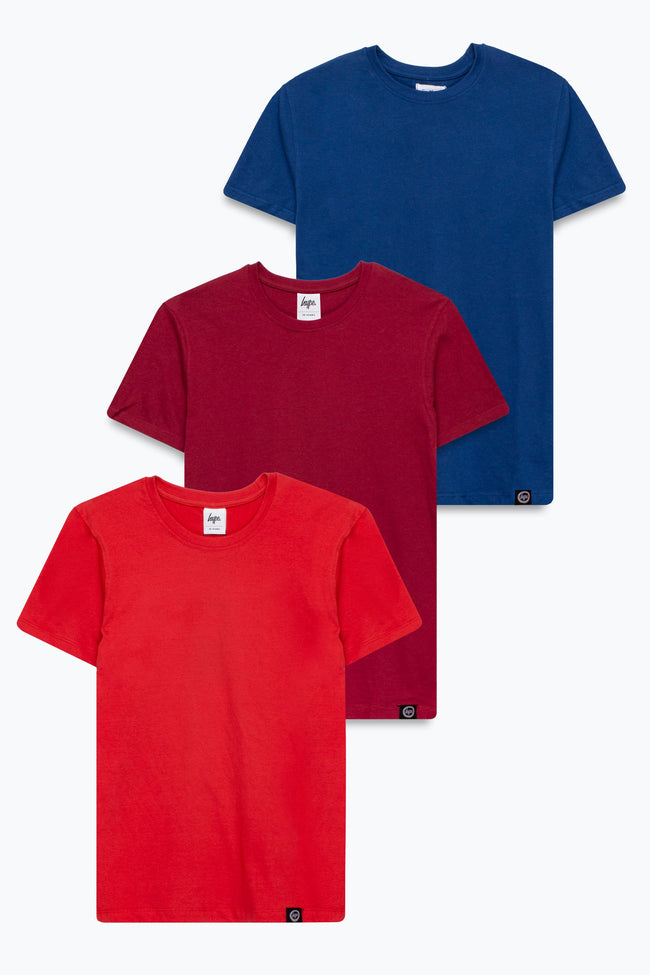 HYPE ROYAL 3 PACK BOYS T-SHIRTS