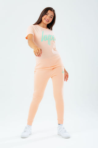 HYPE PINK & MINT SCRIPT GIRLS T-SHIRT