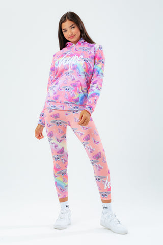 HYPE BUTTERFLY FIELD GIRLS HOODIE