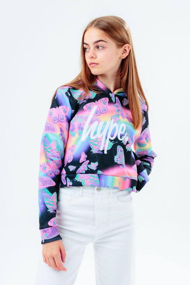 HYPE BUTTERFLY GLOW GIRLS HOODIE