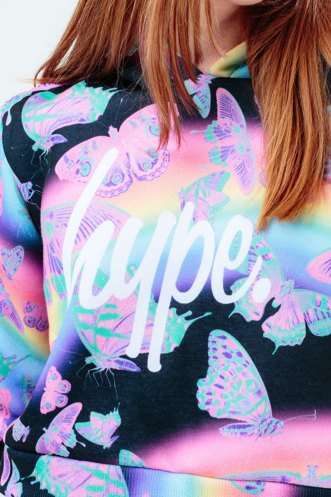 HYPE BUTTERFLY GLOW GIRLS HOODIE