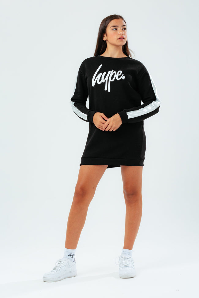 HYPE BLACK SWEAT GIRLS DRESS