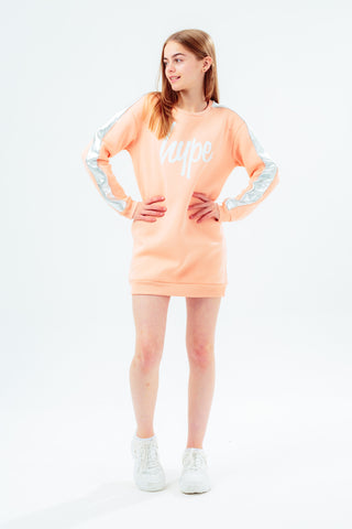 HYPE PINK SWEAT GIRLS DRESS