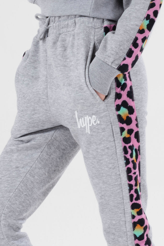 HYPE DISCO LEOPARD GIRLS TRACKSUIT SET