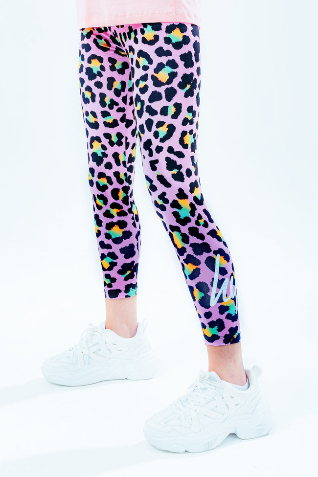 HYPE DISCO LEOPARD KIDS T-SHIRT & LEGGINGS SET