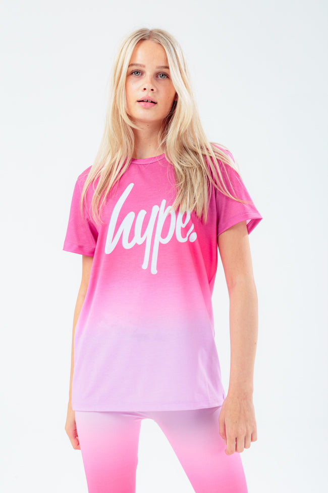 HYPE RASPBERRY FADE KIDS T-SHIRT