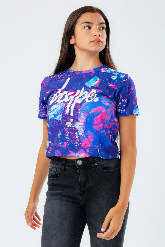 HYPE GEMS KIDS CROP T-SHIRT