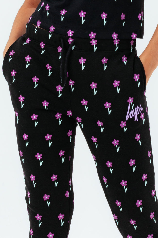 HYPE DAISY REPEAT CROP GIRLS JOGGERS