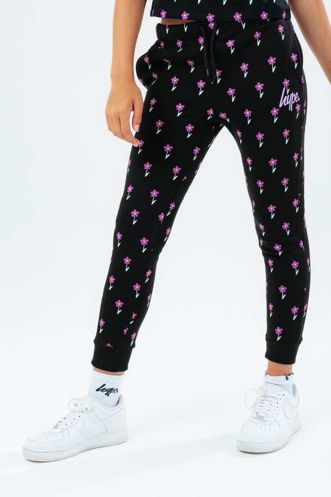 HYPE DAISY REPEAT CROP GIRLS JOGGERS