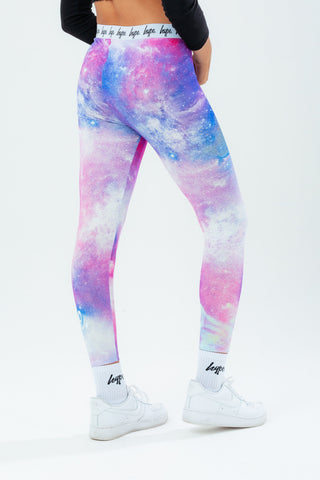 HYPE PURPLE SPACE KIDS LEGGINGS