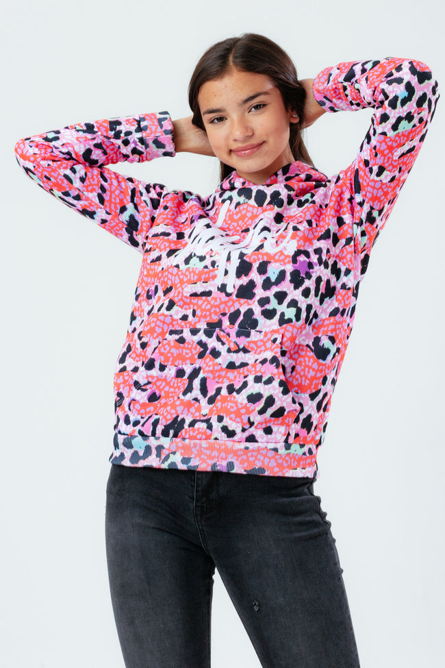 HYPE LEOPARD CAMO KIDS HOODIE